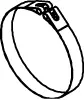 Clamp, silencer VOLVO 