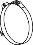 Clamp, silencer VOLVO 