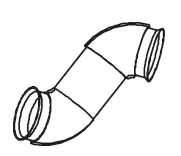 Exhaust Pipe, Rear VOLVO 