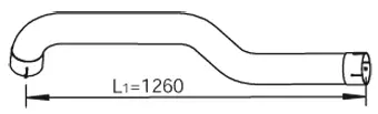 Exhaust Pipe, Centre VOLVO 