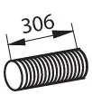 Corrugated Pipe, exhaust system UNIVERSAL 