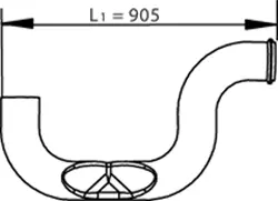 Exhaust Pipe, Centre VOLVO 