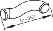 Exhaust Pipe, Centre VOLVO 
