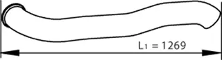 Pin Ø35 Length=178mm Lubrication free HA Dautel 