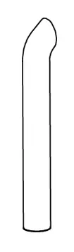 Pin Ø35 Length=178mm with lubrication HA Dautel 