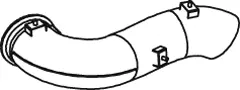 Exhaust Pipe, Rear VOLVO 