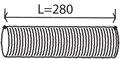 Exhaust Pipe, Centre UNIVERSAL 