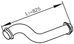 Exhaust Pipe, Centre VOLVO 