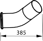 Exhaust Pipe, Centre VOLVO 