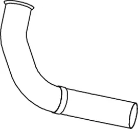 Exhaust Pipe, Front VOLVO 