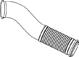 Exhaust Pipe, Front VOLVO 
