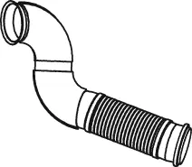 Exhaust Pipe, Front VOLVO 