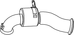 Exhaust Pipe, Front VOLVO 