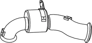 Exhaust Pipe, Front VOLVO 