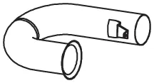 Exhaust Pipe, Rear VOLVO 