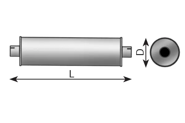 Middle Silencer, universal UNIVERSAL 