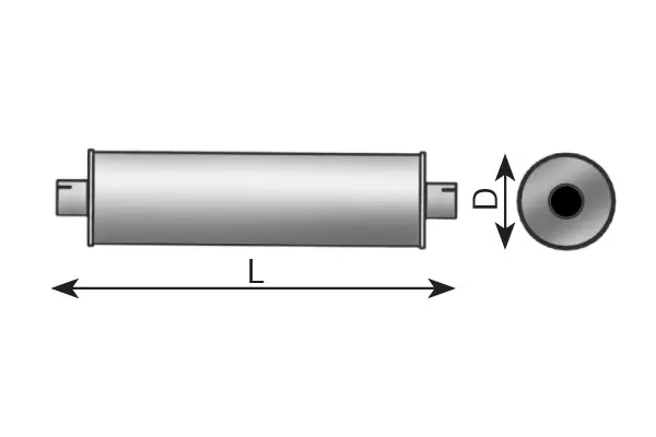 Middle Silencer, universal UNIVERSAL 