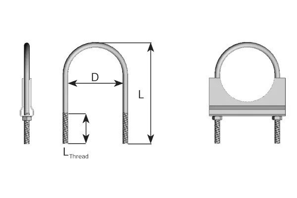 Clamp, exhaust system UNIVERSAL 