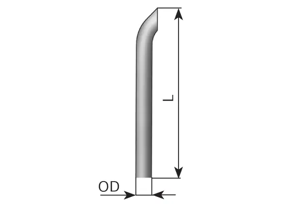 Exhaust Pipe, universal UNIVERSAL 