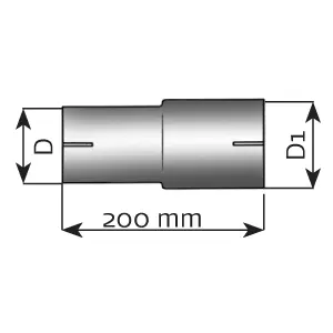 Pipe Connector, exhaust system UNIVERSAL 