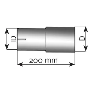 Pipe Connector, exhaust system UNIVERSAL 