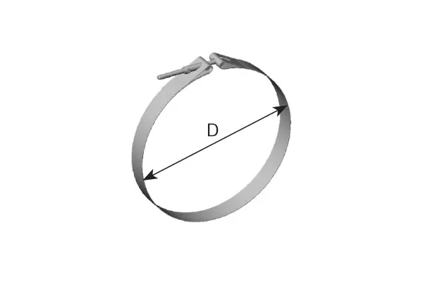 Clamp, exhaust system UNIVERSAL 