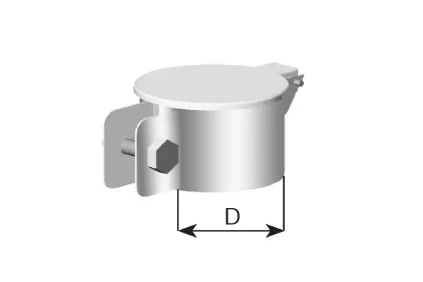 Rain Flap, tailpipe UNIVERSAL 