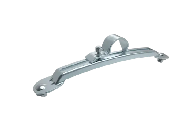 Skjermfeste justerbart Ø42mm 340mm zinc Domar 