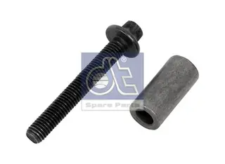 Screw with sleeve