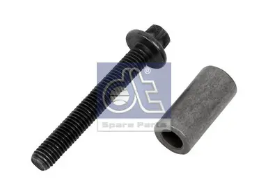 Screw with sleeve