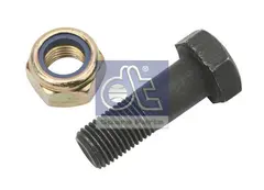 Bolt med mutter M10 x 1, Lu: 26 mm, 10.9 DT