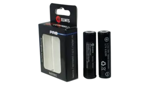 Box with 2 pcs. of Elwis 18650 battery Elwis