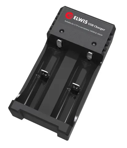 Batterilader for Elwis 18650 batterier Elwis