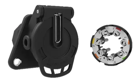 EBS kontakt 7p Skru ISO 7638 ADR Erich Jaeger