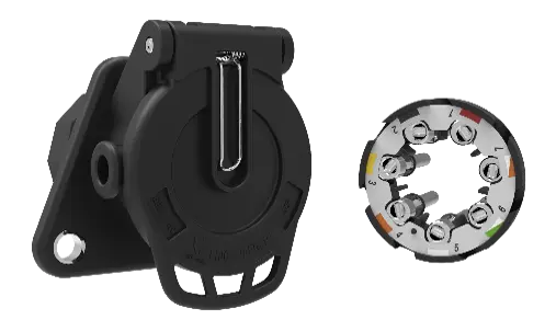 EBS kontakt 7p Skru ISO 7638 ADR Erich Jaeger 