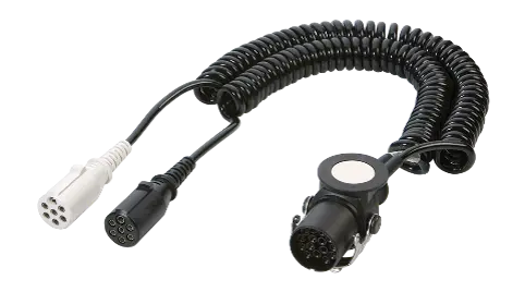 Spiralkabel 15 pol->2x7 pol 3,5m ADR 
