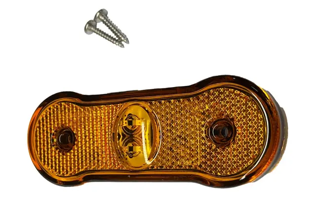 Sidemarkeringslys Gul LED Monark 