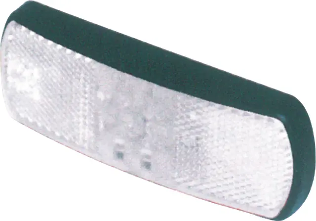 Markeringslys Hvit 122x44x17 