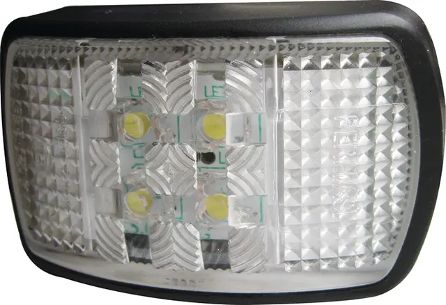 Sidemarkeringslys LED Hvit 0,5m Kabel Europart 