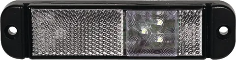 Markeringslys  3xLed  9-33V - hvit Dasteri