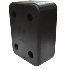 Gummibuffer 200x150x80 4-hull Europart