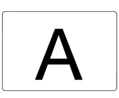 Fareskilt A 400x300mm