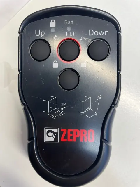Fjernkontroll Løftelem 4-kanal Zepro 