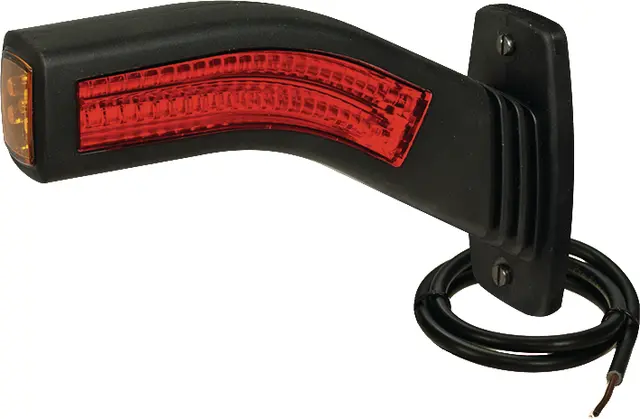 Markeringslys LED PRO-SUPER-JEt left, 12/24V, cable 1,75m, flexible brac 