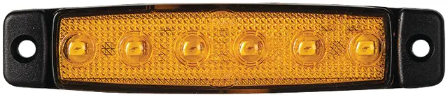 Markeringslys Orange Led 2M kabel 