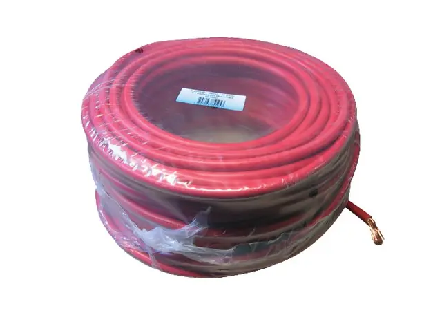 Batterikabel 50 mm2 Rød 25m Europart 