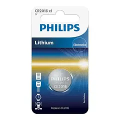 Batteri 3.0v Lithium CR2016 Philips