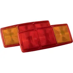 Glass til baklykt 3 kammer Dastari