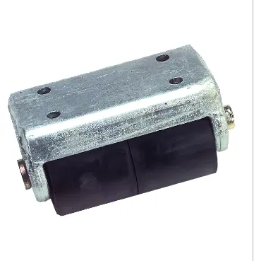 Gummifender med ruller 2x80mm But-roll