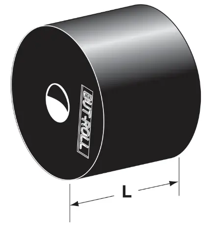 Gummirulle b65mm Ø100mm Europart 